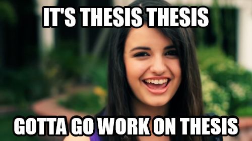 thesis memes funny