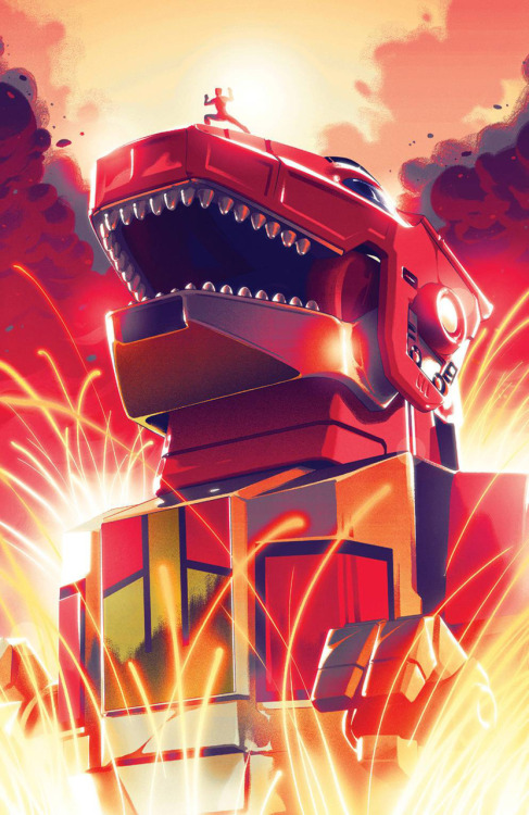 castlewyvern:Mighty Morphin Power Rangers Zord variant covers...