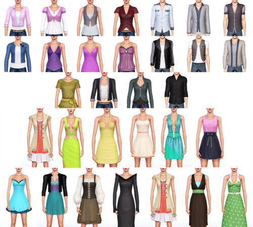 free sims 3 clothes and hair downloads