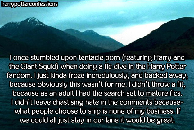 Harry Potter Tentacle Porn - harry potter confessions. â€” I once stumbled upon tentacle ...