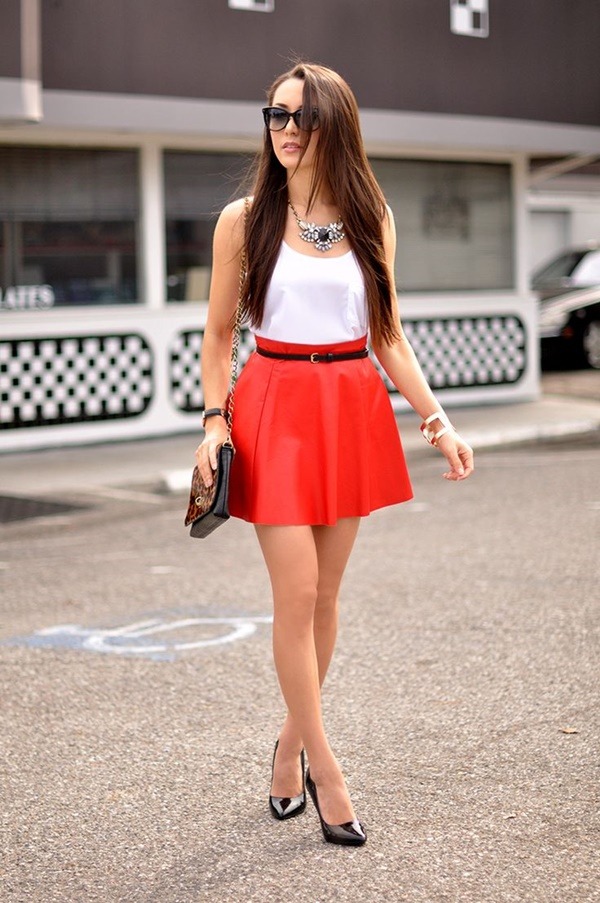 Pleated Mini Skirts — Suki2links I ️ Her Cute Mini Skirt And High 