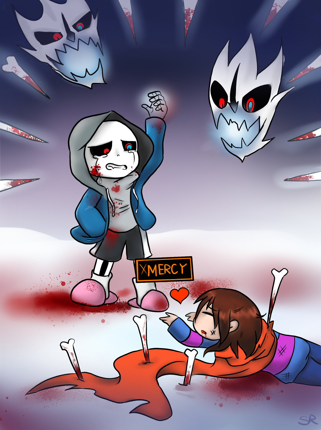 drawing raffle prize 2nd sans frisk shade dusttale suffering colored schoolwork firealpaca draw