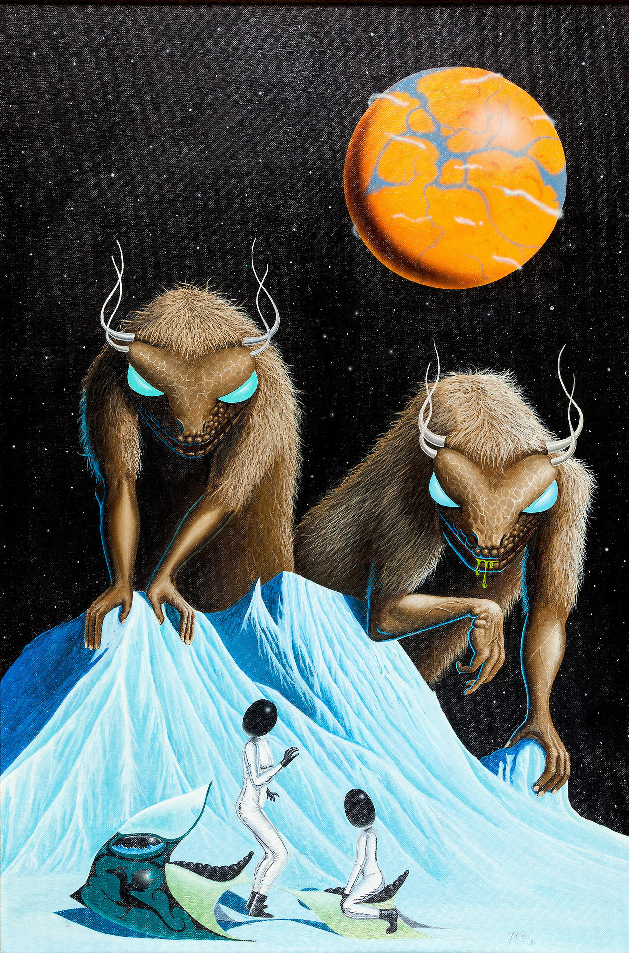 Talesfromweirdland Science Fiction Painting