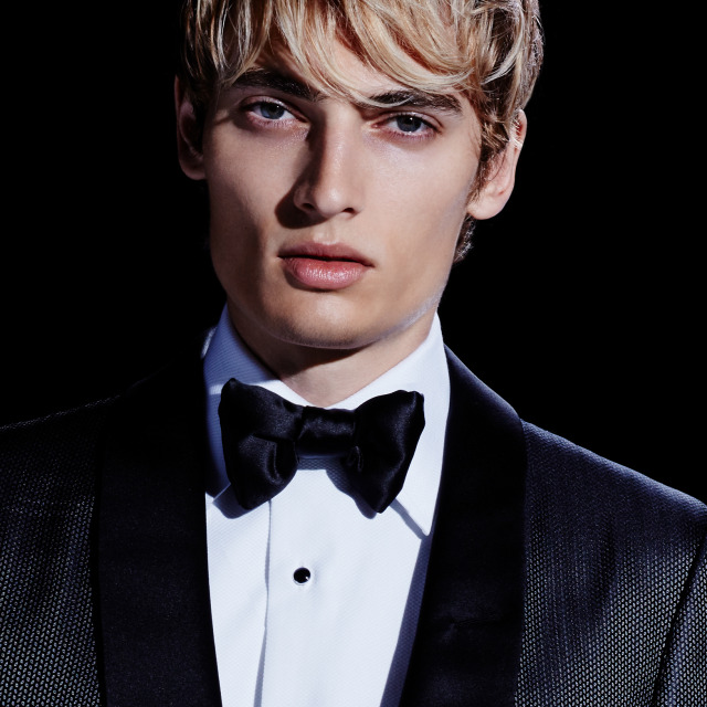 TOM FORD - Start the New Year in polished black tie.