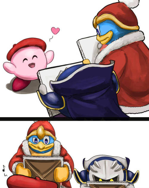 krintou-squids:Just bought Kirby Star Allies and artist...