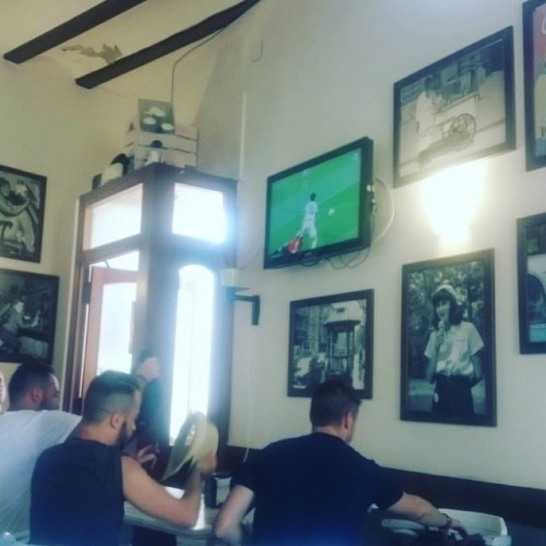 Can’t miss the footie #spainvsrussia #football (at...