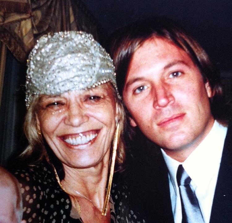 Anita Pallenberg â€” Anita and Evan Dando At his wedding in ...