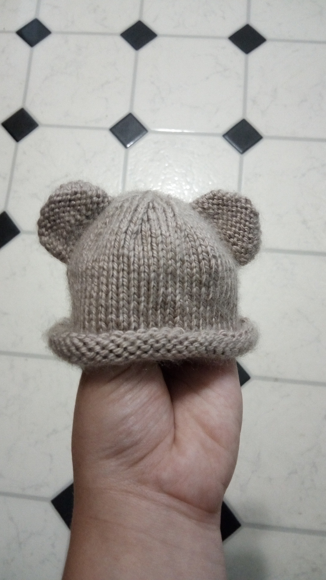 fluffy bear hat