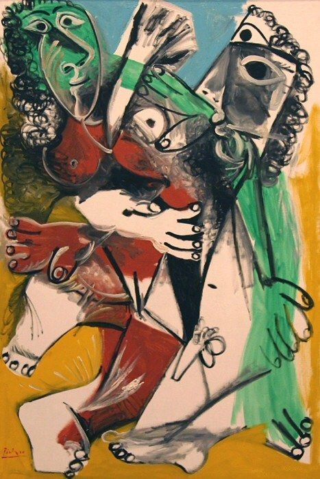 curiousmiscellanies:Pablo Picasso, 1969 Homme et femme nus