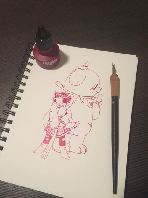 lschmidtartblog:Inktober day 3 to celebrate that Yuna and...