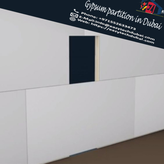 Gypsum Partition Wall Work in Dubai
