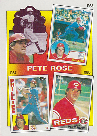 1986 Topps Pete Rose Speical
