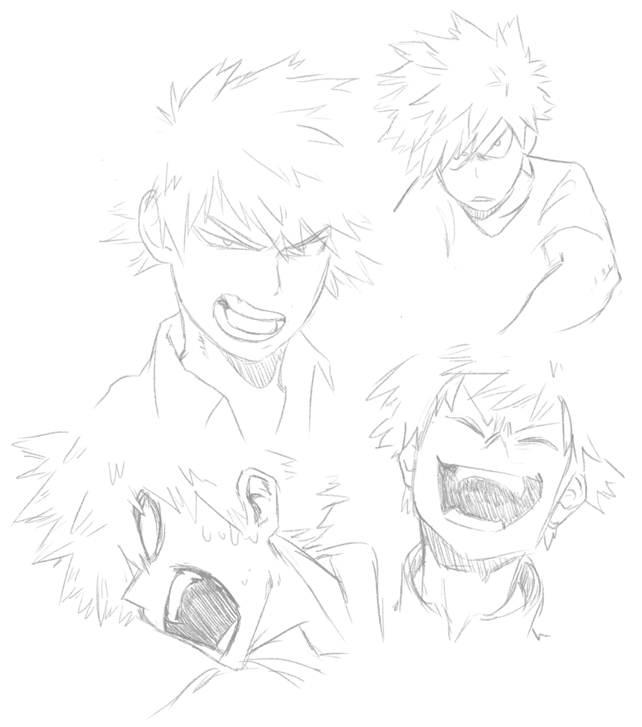 Plus Ultra Limesmoothie Recreating Some Bakugou Expressions