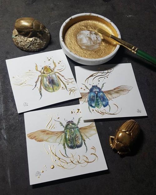 shadowscapes-stephlaw:Scarab hangout. Top left is a sculpted...