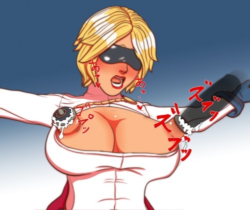 The chest of power girl was remodeled.