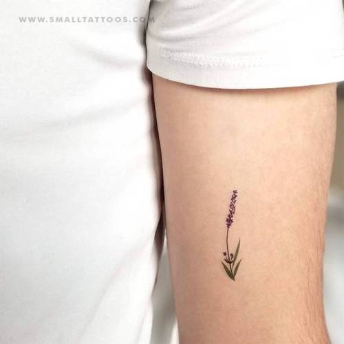 Lavender temporary tattoo by Zihee, get it here ►... flower;lavender;zihee;nature;temporary