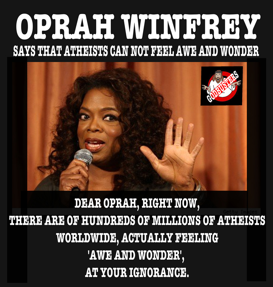 Atheism Blog — An Open Letter To Oprah Winfrey