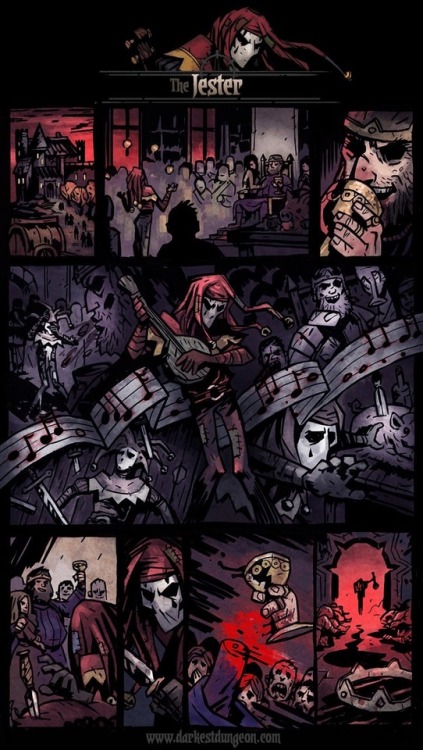 ladytruds:The Jester’s comic from Darkest Dungeon! He’d had...