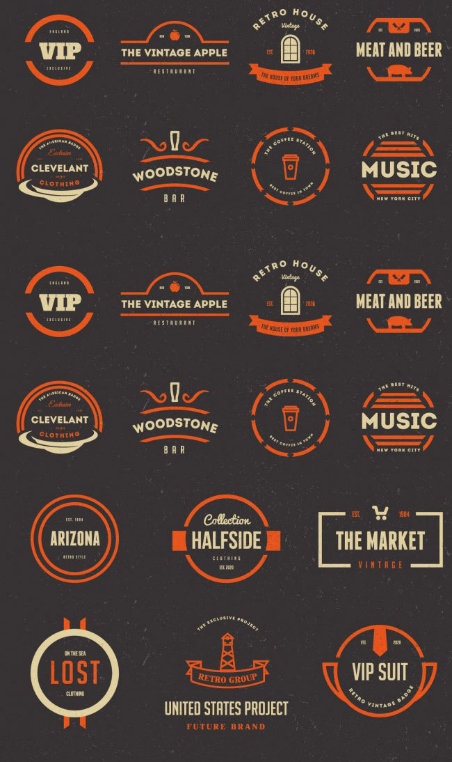 Good typography — graphicdesignblg: 250 Awesome Vintage Logos,...