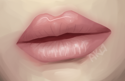 lips drawing on Tumblr