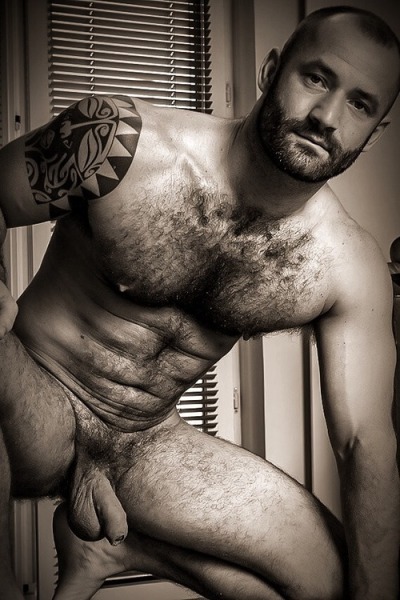 Bearded, hairy and hot as hell!