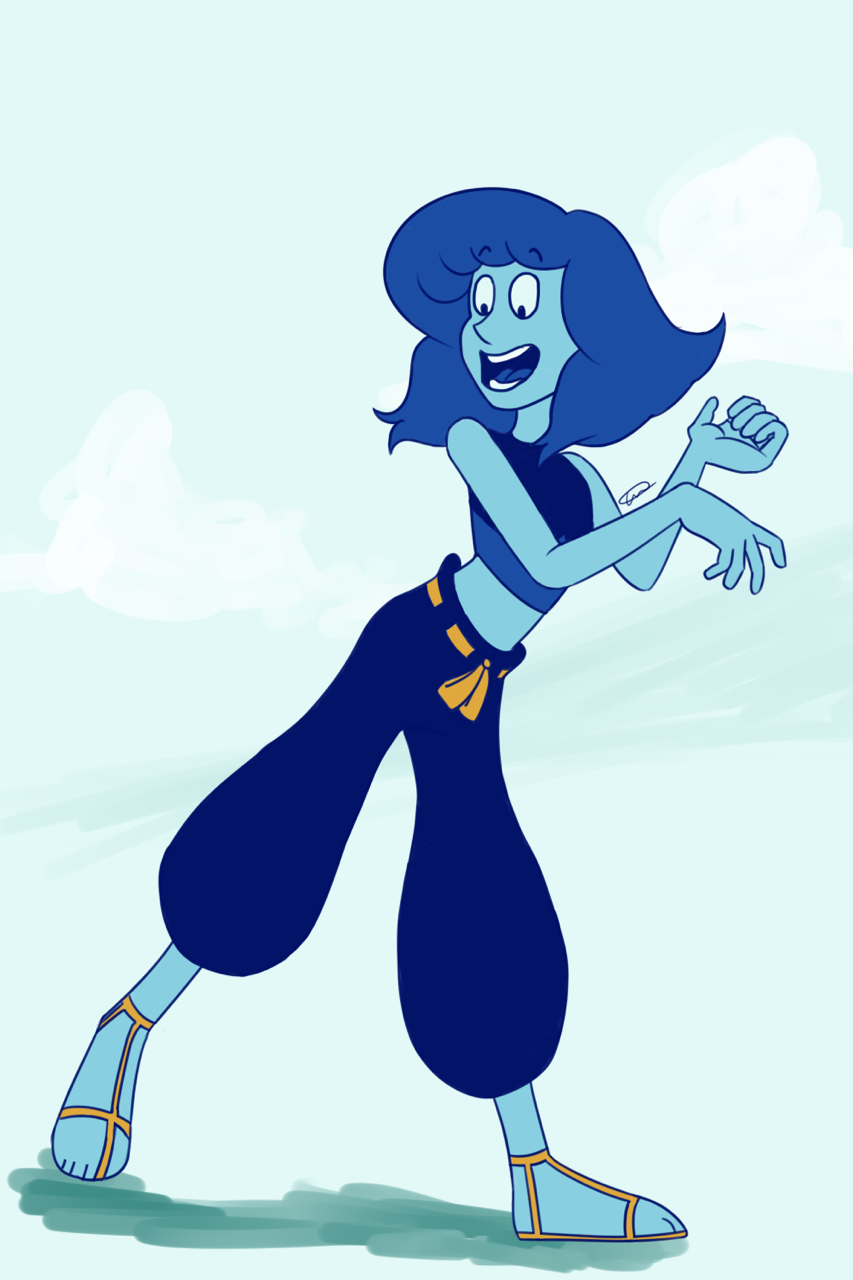 I’ve never tried drawing Lapis before so I thought I’d give it a shot!!
