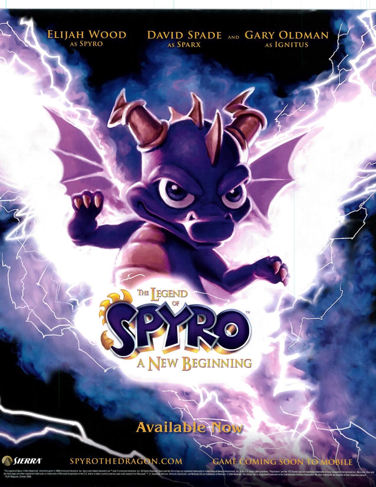 spyro legend of spyro