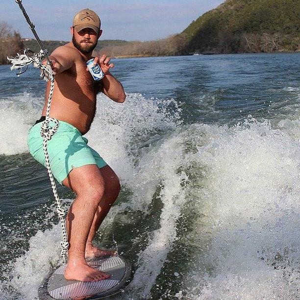 I gave my buddy Reese a can of Ursa Beer as he hopped onto the wakeboard. The greedy bastard chugged most of it down immediately, wanting to hold the can in are the pictures I told him I would take. Some of our other frat bros drove the boat, and I...