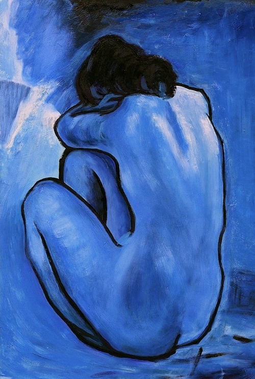 marimopet:Picasso - Blue Nude, 1902