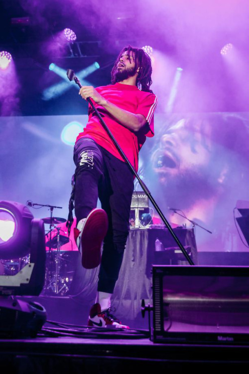 teamcole:J. Cole performing at JMBLYA 2018 in Austin, TX on...