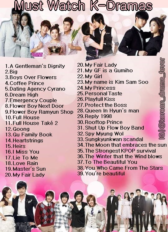 good drama korean drama list