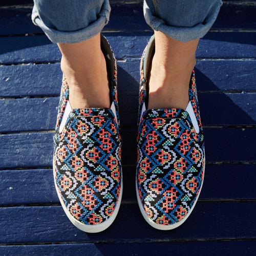 Add some flavor to your flats with a funky print.