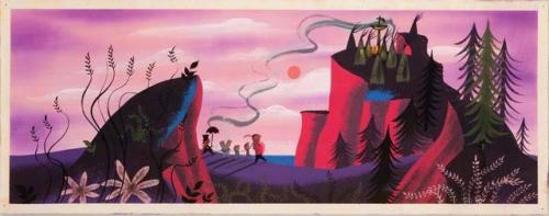 kingdomofanimation:Mary Blair, Magical Peter Pan concept art