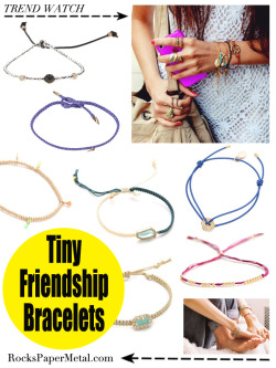 DIY Inspiration: Minimal Friendship Bracelets