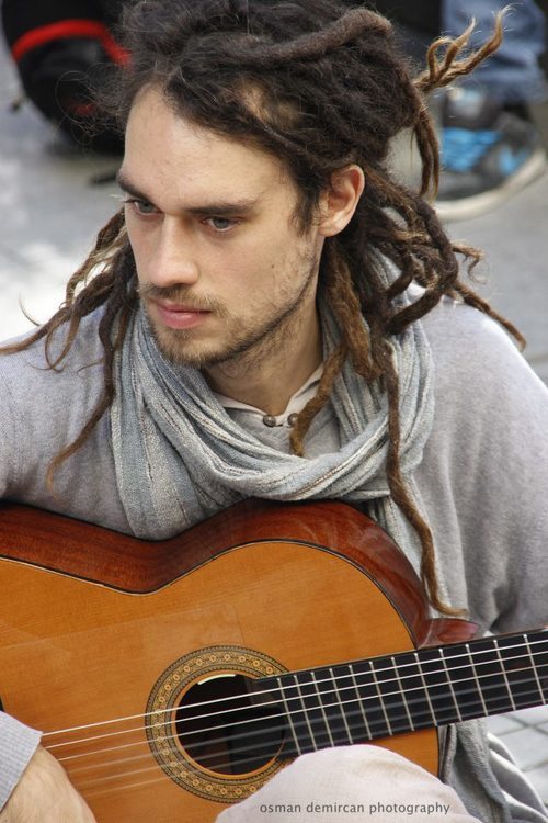 Hot long haired boys blue eyes dread dreadlocks guitarist handsome long hair rasta light in babylon