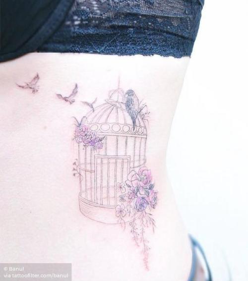 By Banul, done in Seoul. http://ttoo.co/p/33909 banul;bird cage;facebook;furniture;medium size;other;rib;single needle;twitter