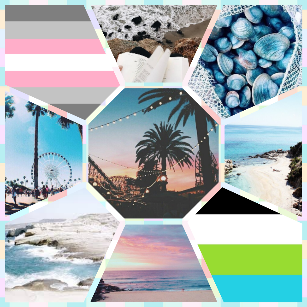 LGBTQ+ Moodboards and Wallpapers — Demigirl/quoisexual/beach moodboard ...