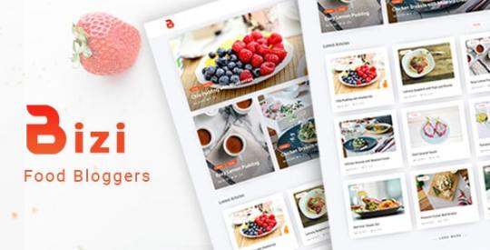 Bizi v2.0.1 - A WordPress Theme for Food Bloggers Nulled