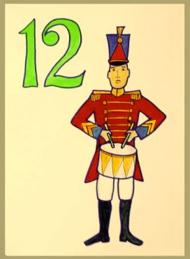 On the twelfth day of Christmas, my true love gave to me twelve drummers drumming