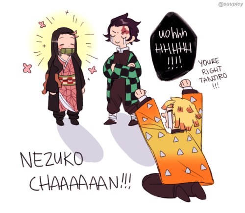 zenitsu and nezuko | Tumblr