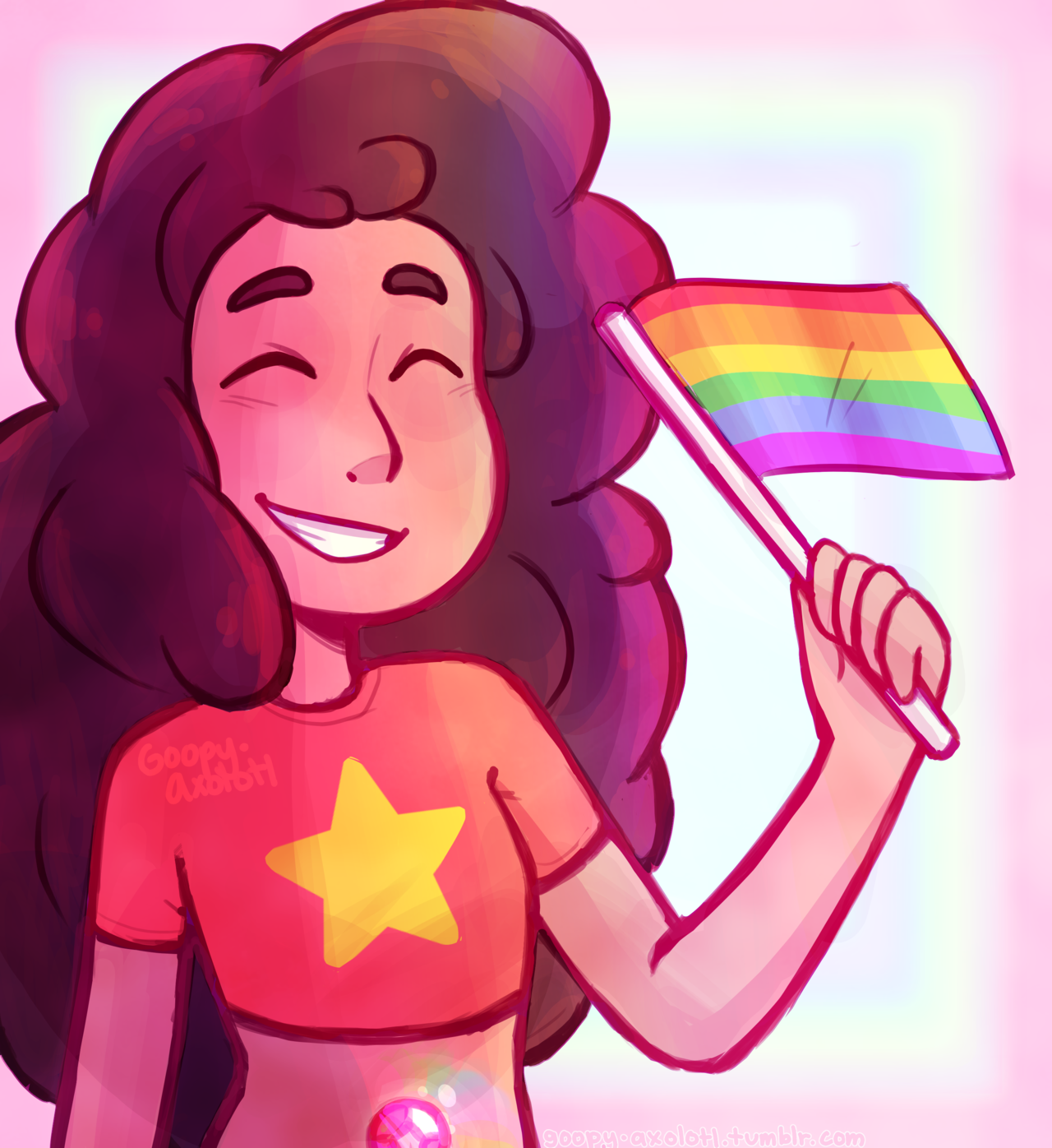 SU pride month doodles! feel free to add in your own headcanons (w/ credit to me) :3