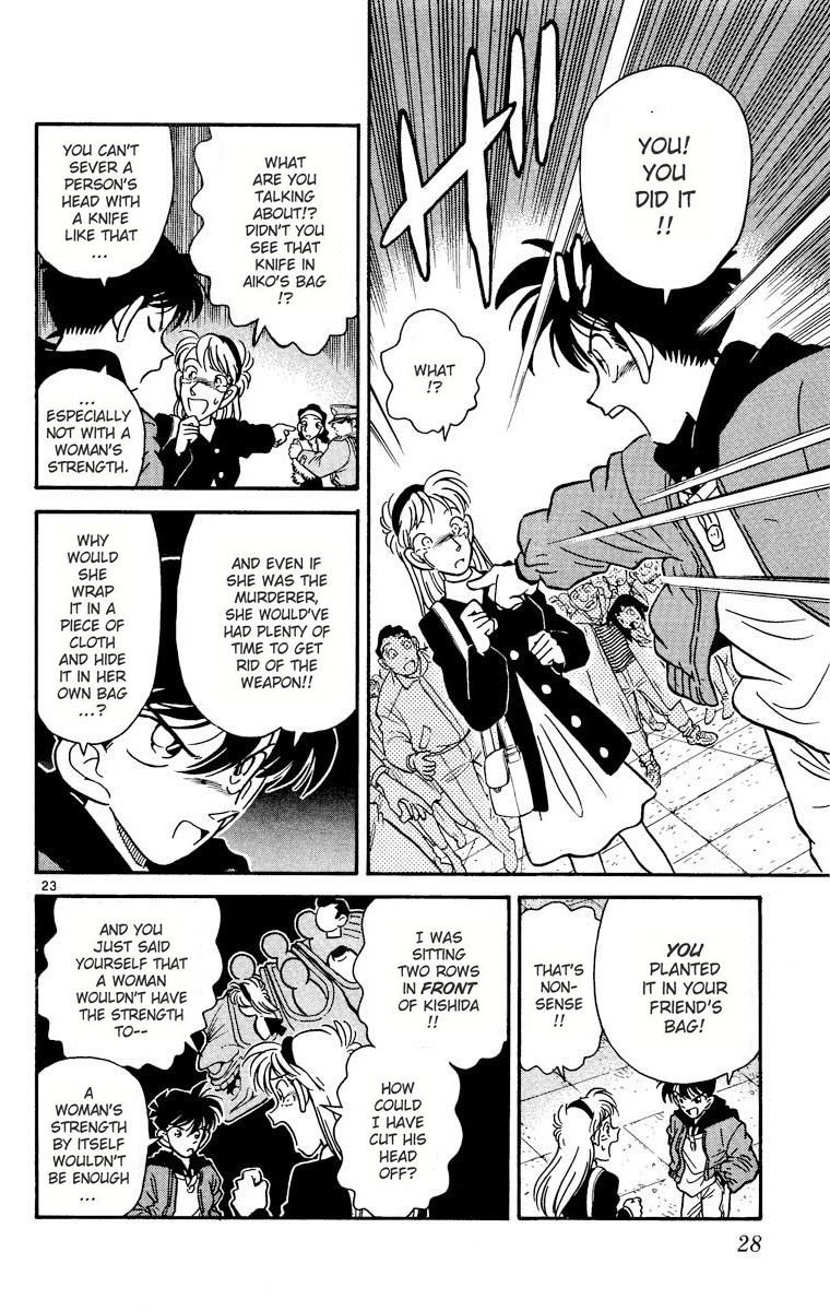 Shinichi finds the real culprit