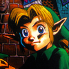 Icon of Link, from Majora's Mask.