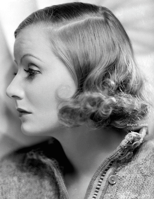 We Had Faces Then — Greta Garbo, 1930′s, in a photo by Clarence...