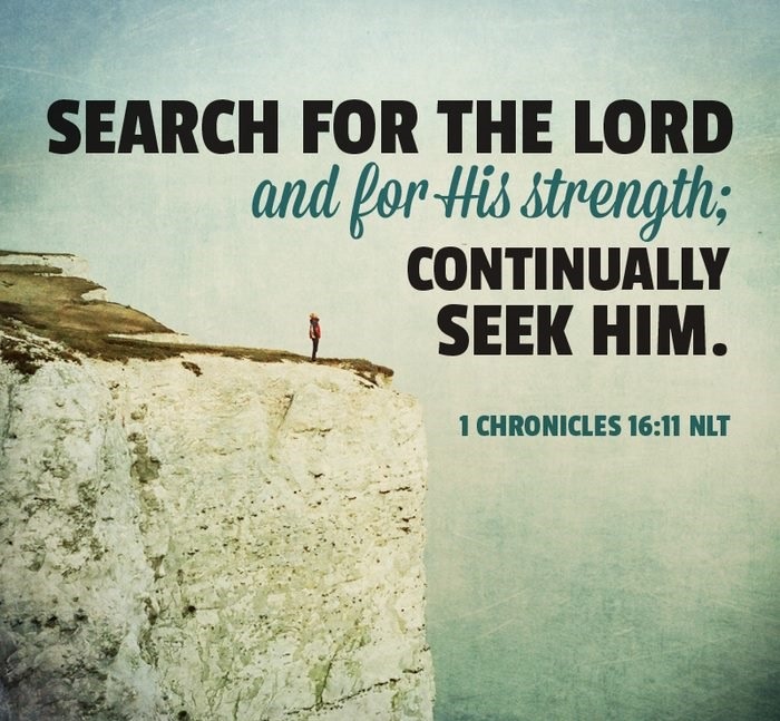 The Living 1 Chronicles 1611 Nlt Search For The Lord