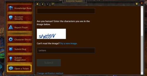 wow-images:blizzard captcha knows whats up with azerites...