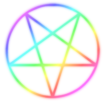 uploads pentagram transparent rainbowcore