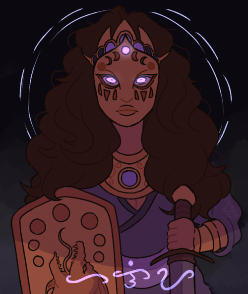 tinymugs:im always gay for the moon goddess(Shes Haliya and...