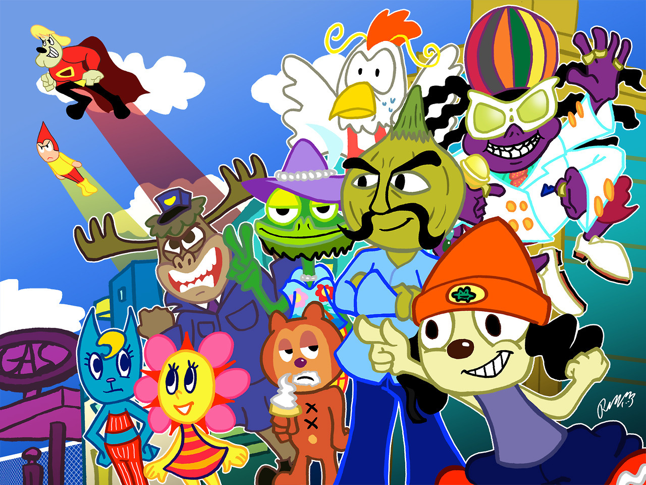 Parappa. Parappa the Rapper. Parappa the Rapper Art. ЗФКФЗЗФ еру КФЗЗУК И персонажи. Parappa the Rapper 2.