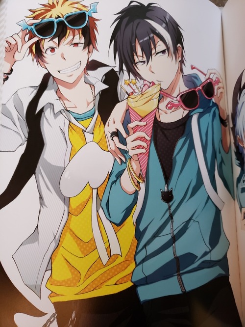 -Servamp artbook-Have some lawless x Litch and a chibi mahiru...